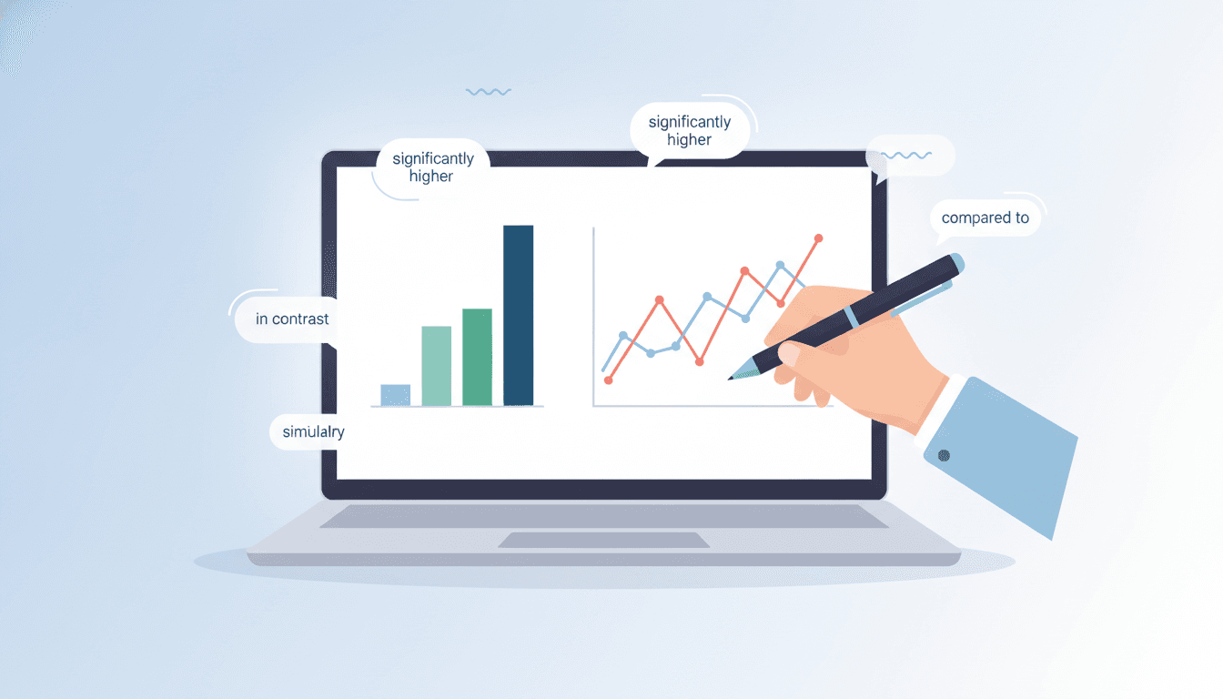 IELTS Writing Task 1: How to Compare Data Effectively